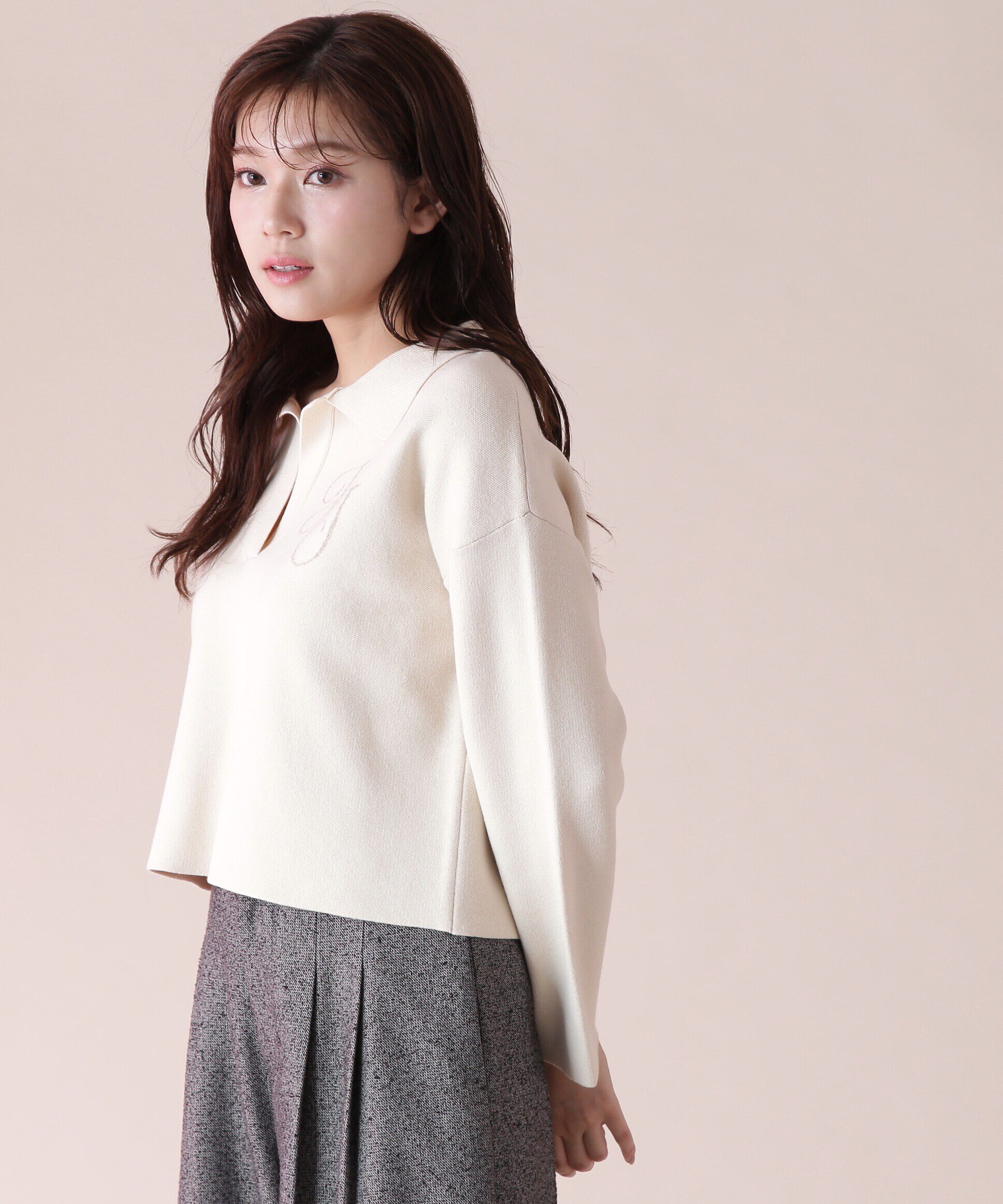  「スキッパーニットトップス」|ニット・セーター|