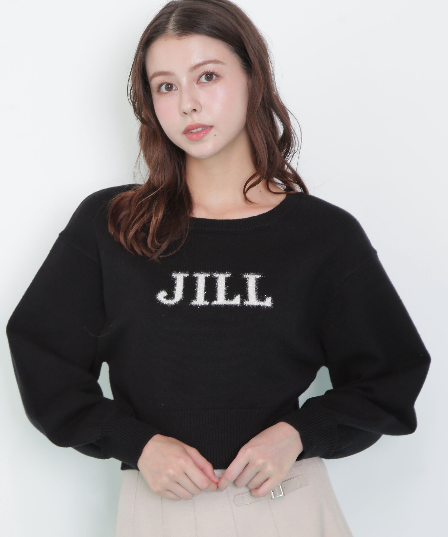  「バリエ―ションジャガードロゴニット」|ニット・セーター|