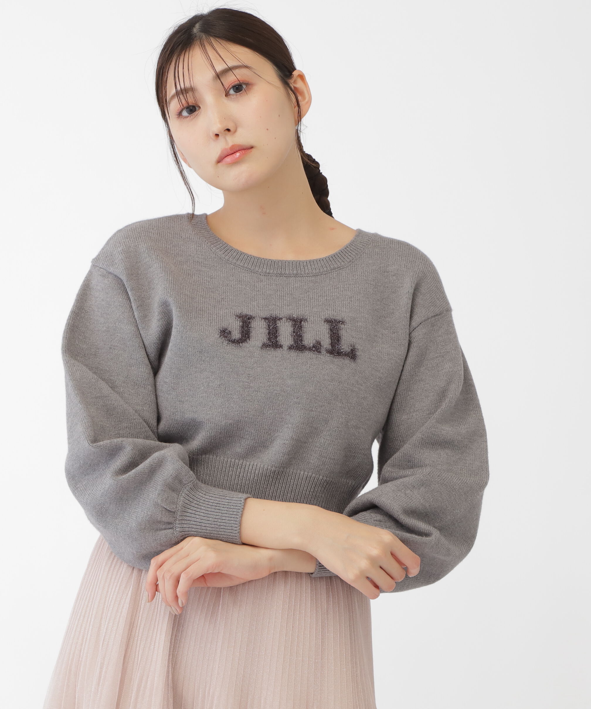  「バリエ―ションジャガードロゴニット」|ニット・セーター|