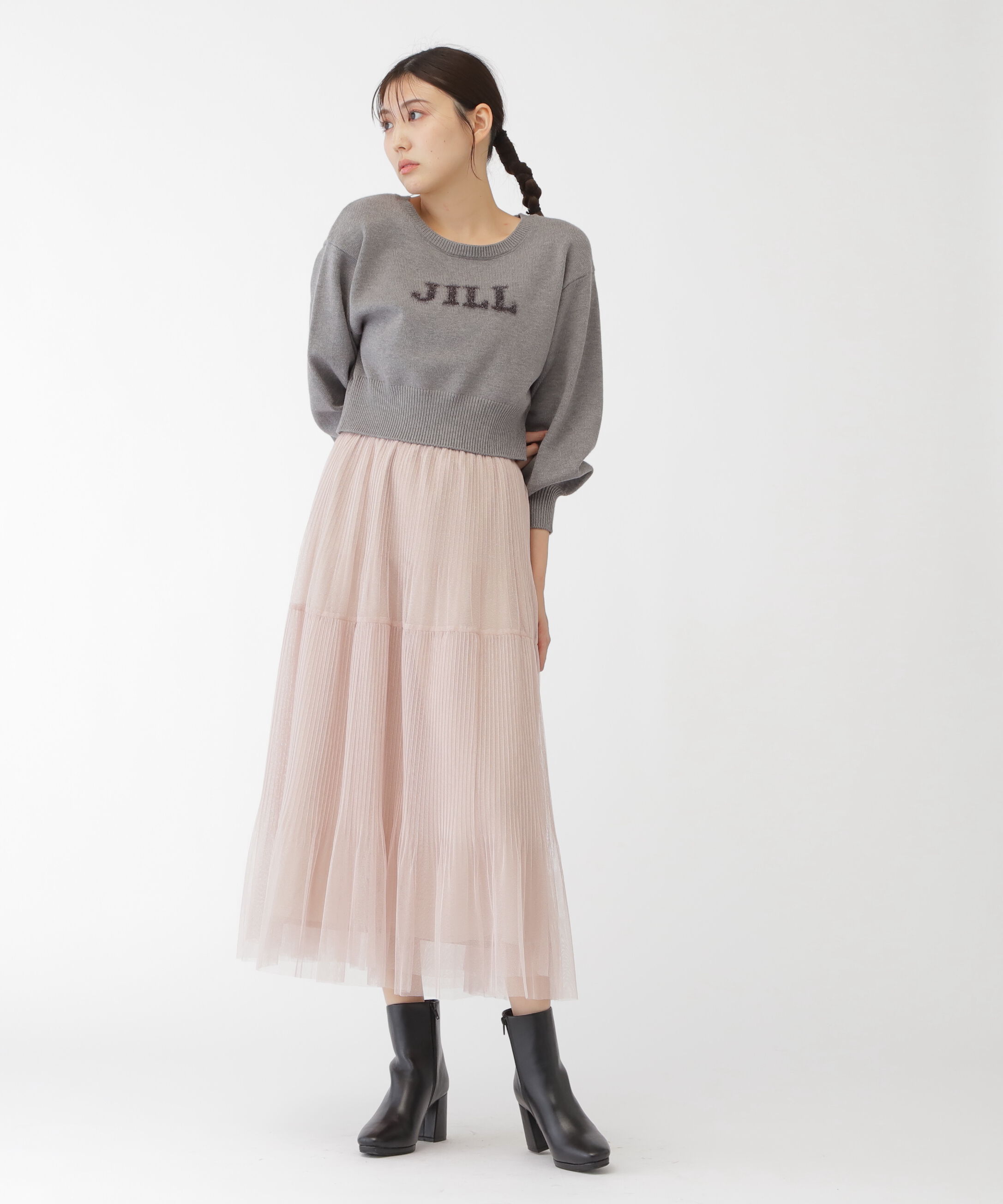  「バリエ―ションジャガードロゴニット」|ニット・セーター|