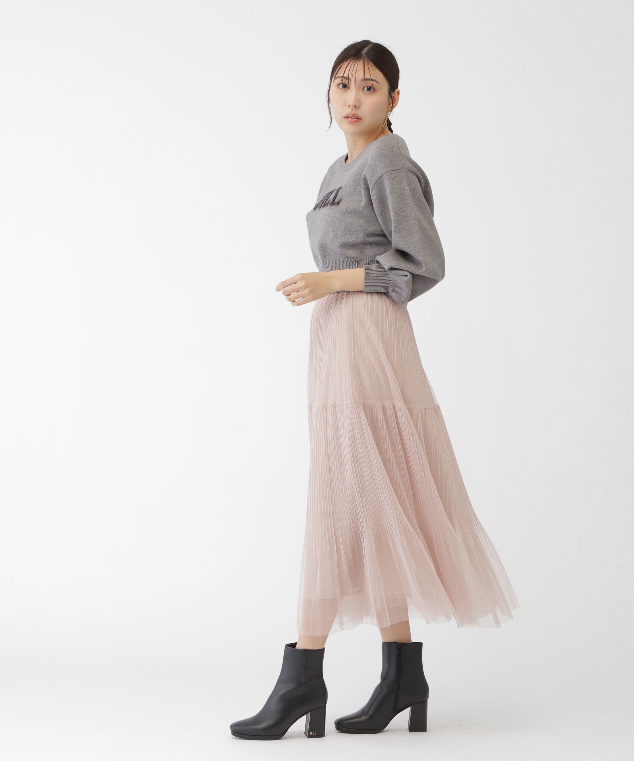  「バリエ―ションジャガードロゴニット」|ニット・セーター|