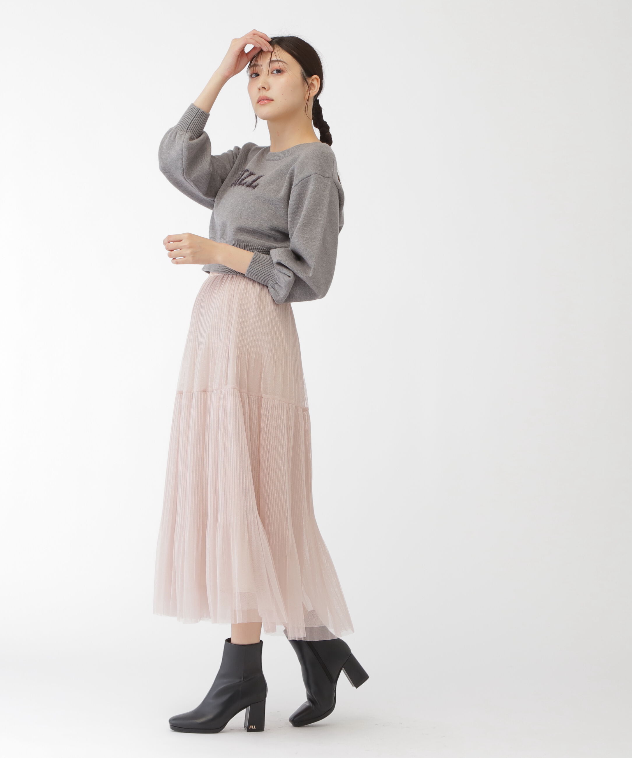  「バリエ―ションジャガードロゴニット」|ニット・セーター|