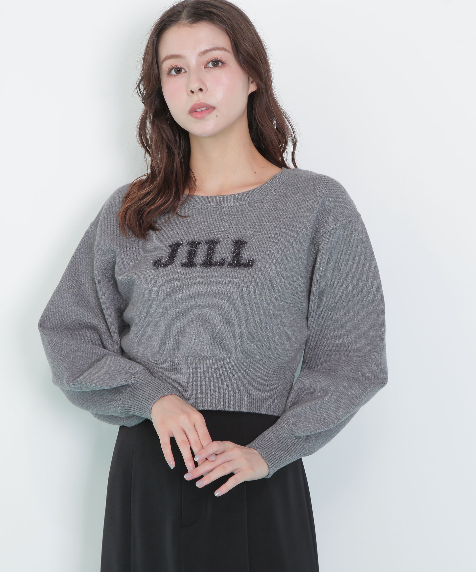  「バリエ―ションジャガードロゴニット」|ニット・セーター|