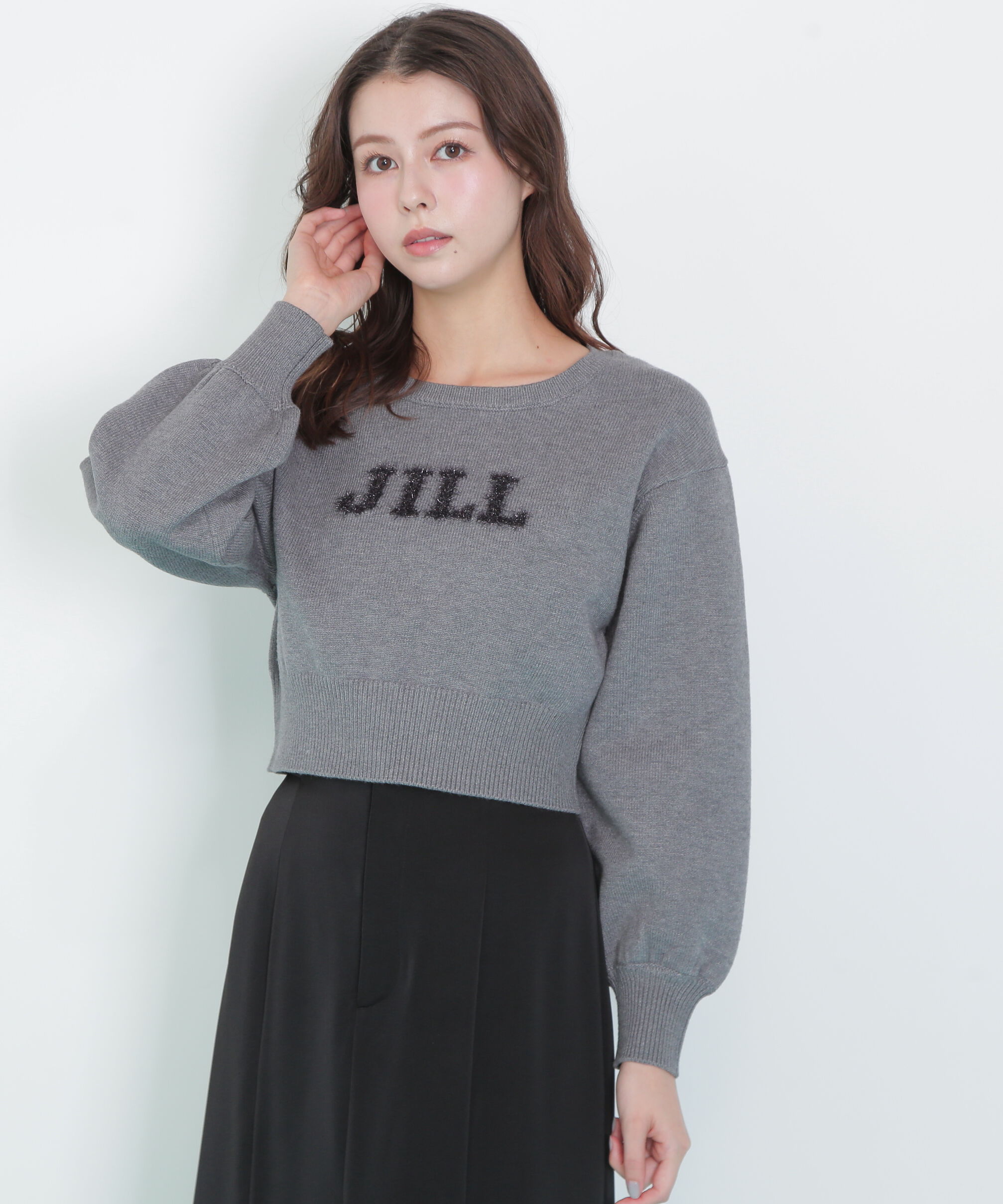  「バリエ―ションジャガードロゴニット」|ニット・セーター|