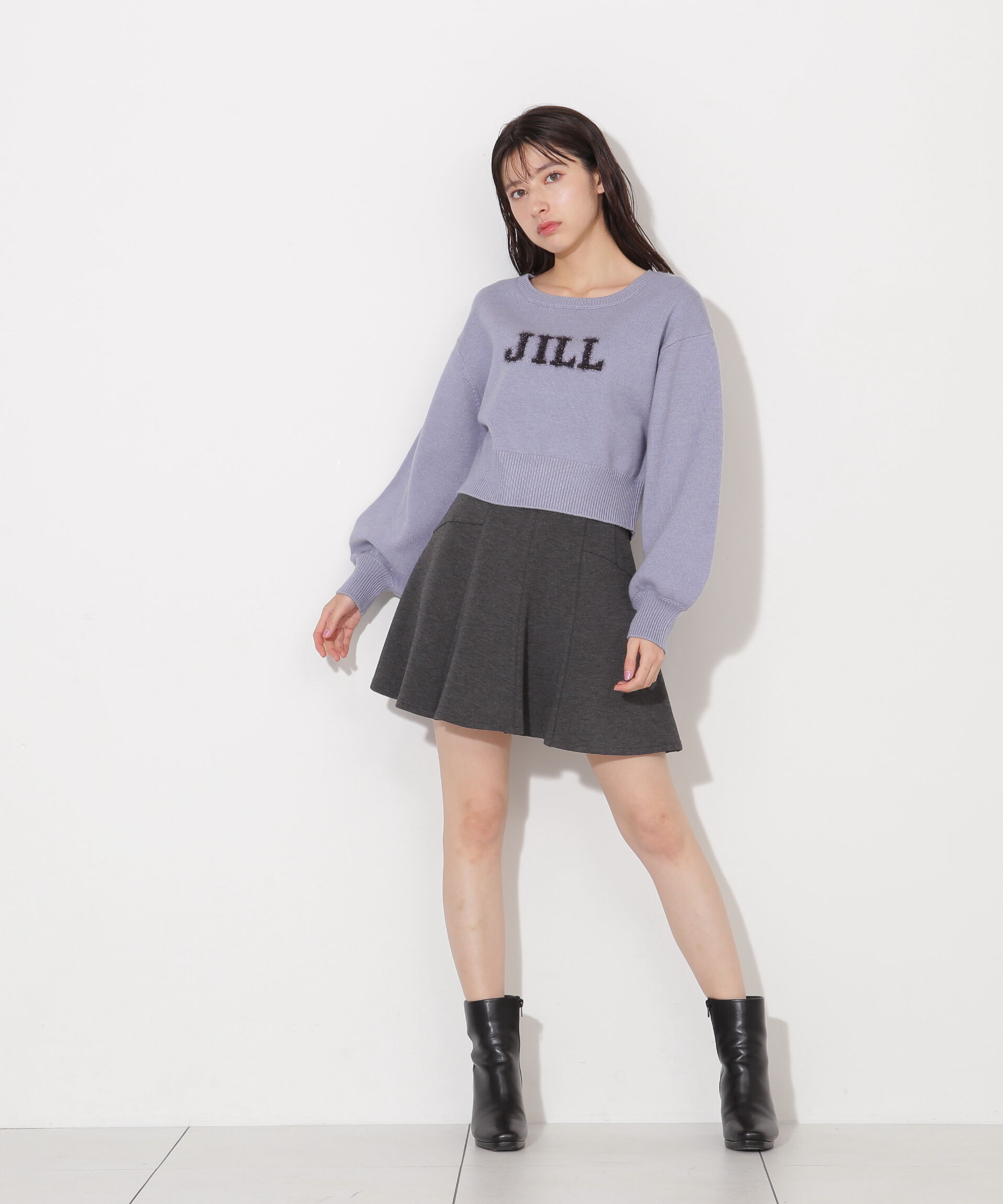  「バリエ―ションジャガードロゴニット」|ニット・セーター|