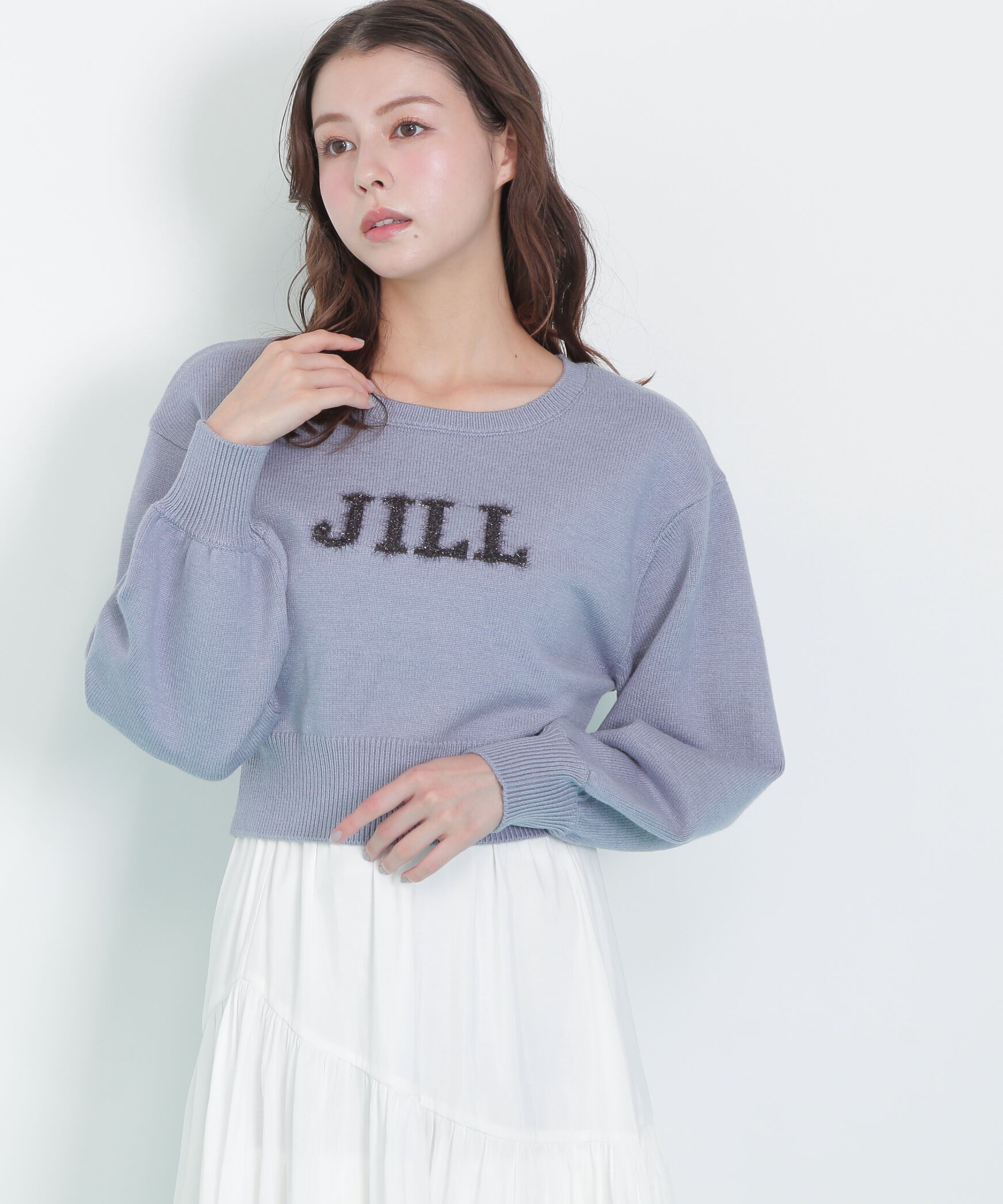  「バリエ―ションジャガードロゴニット」|ニット・セーター|