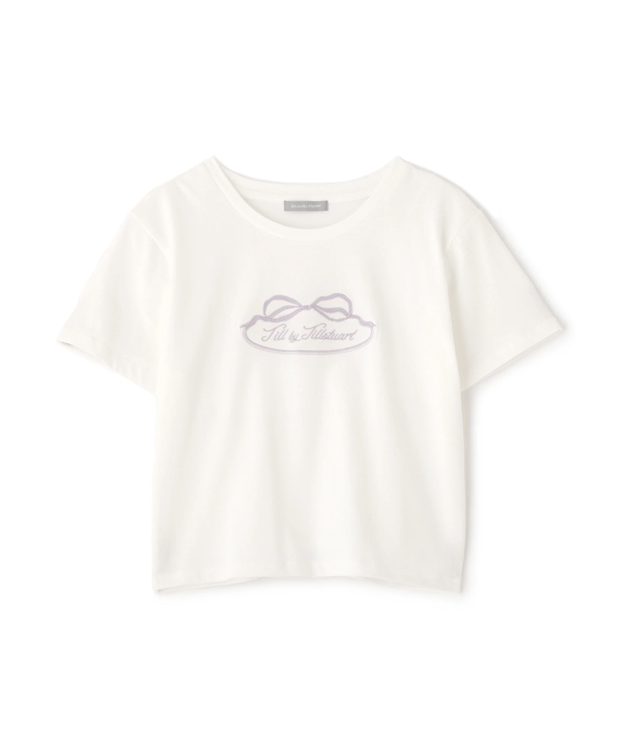  「オーガニックコットンリボンフレームロゴTシャツ」|Tシャツ・カットソー|