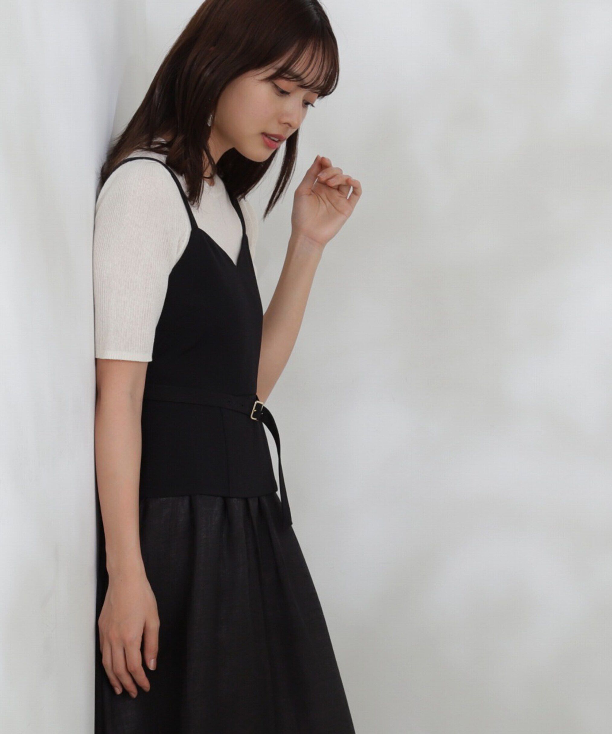 PROPORTION BODY DRESSING「シアー半袖ニット」|ニット・セーター|