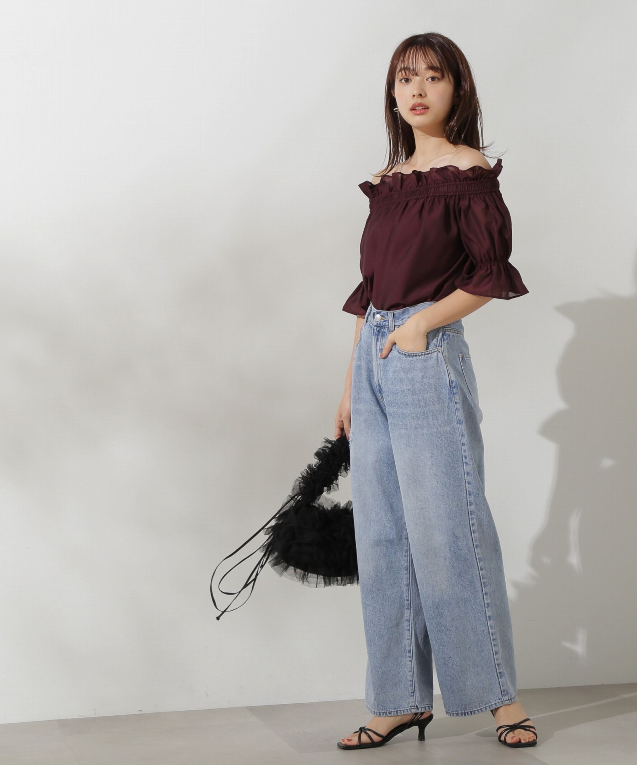 PROPORTION BODY DRESSING「オフショルブラウス」|シャツ・ブラウス|