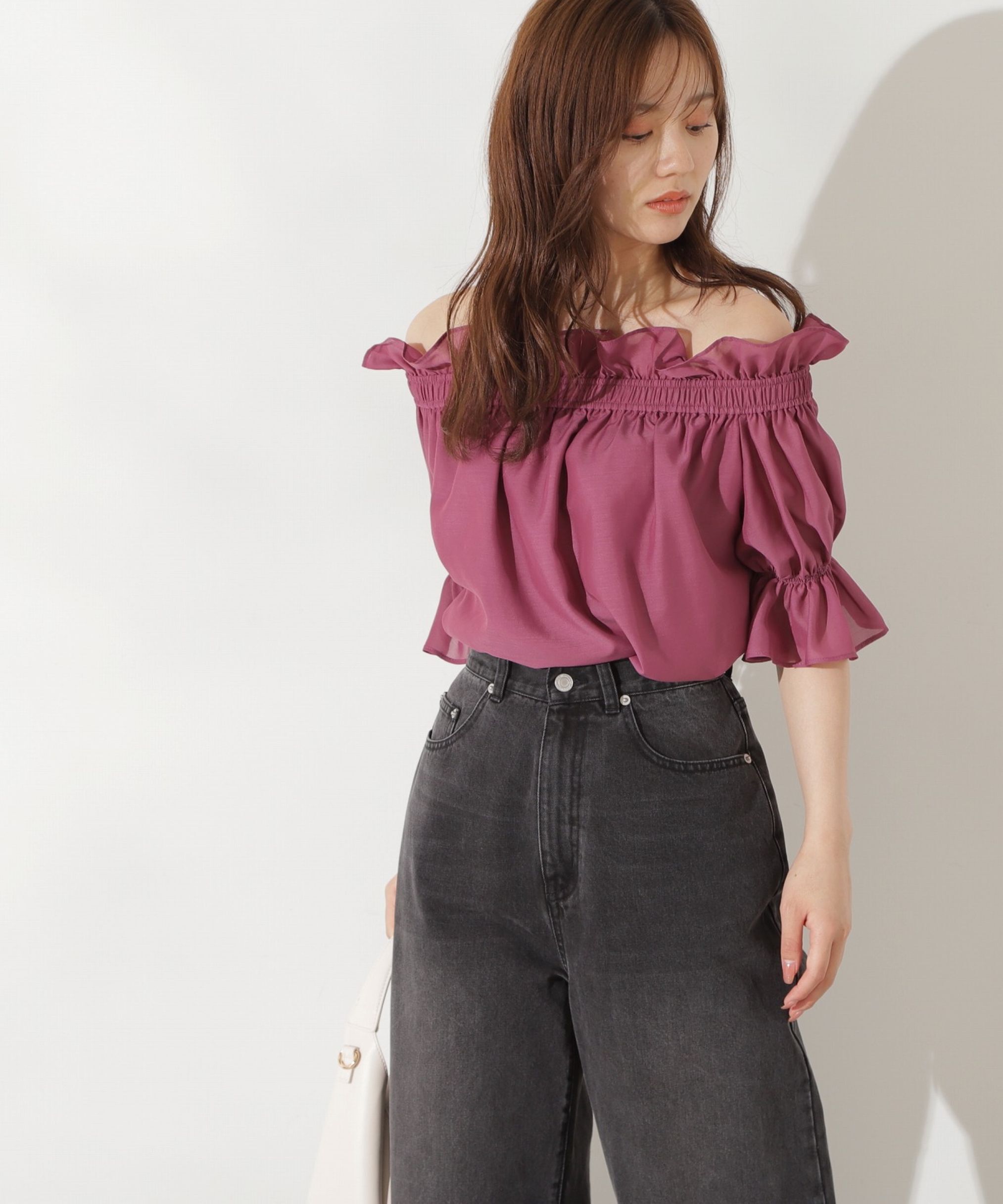 PROPORTION BODY DRESSING「オフショルブラウス」|シャツ・ブラウス|