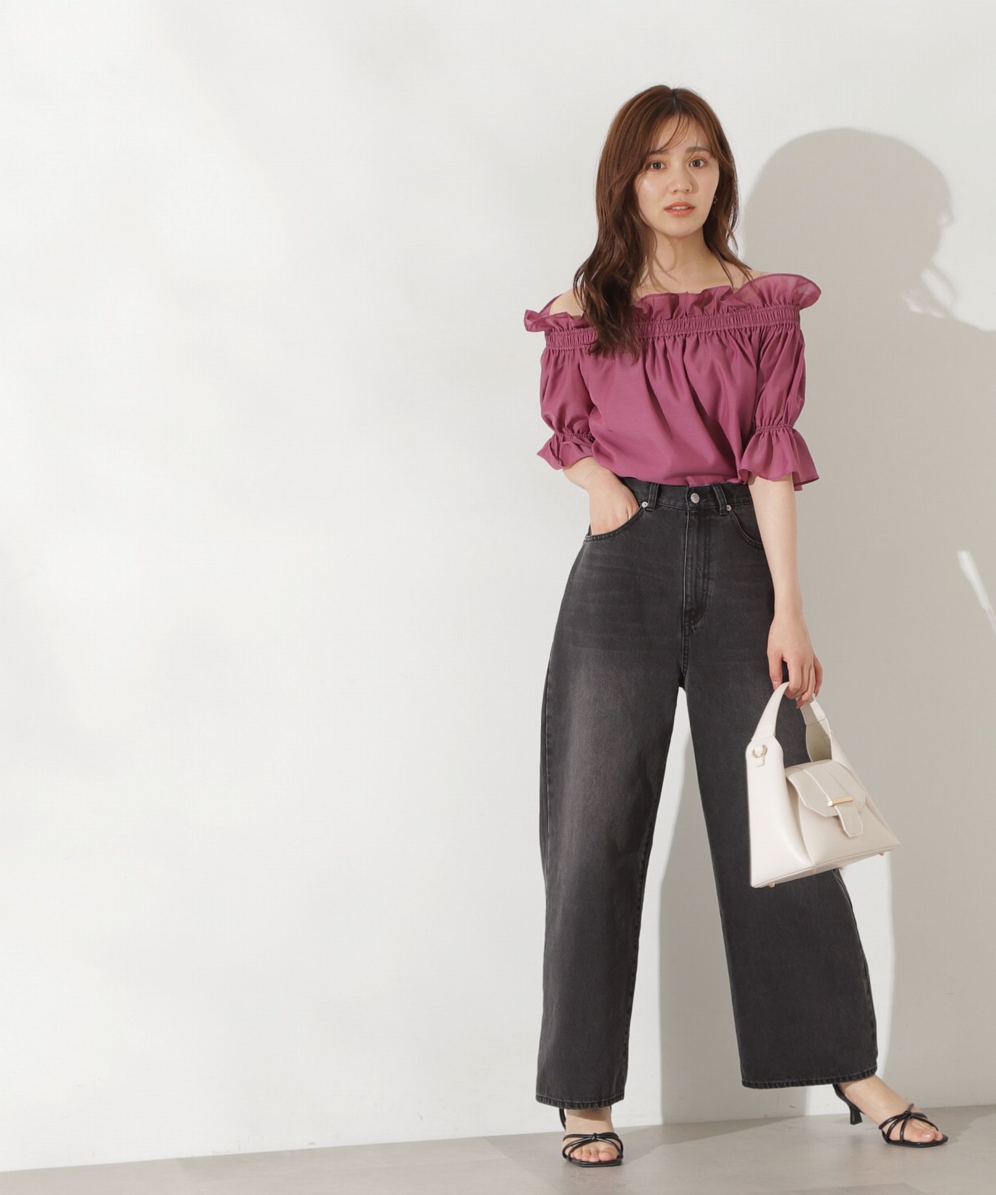 PROPORTION BODY DRESSING「オフショルブラウス」|シャツ・ブラウス|