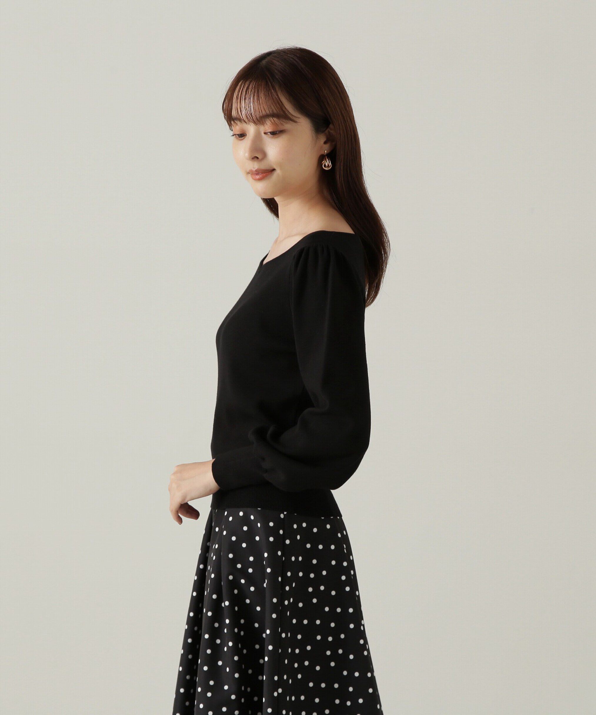 PROPORTION BODY DRESSING「ハートカット総針ニット」|ニット・セーター|