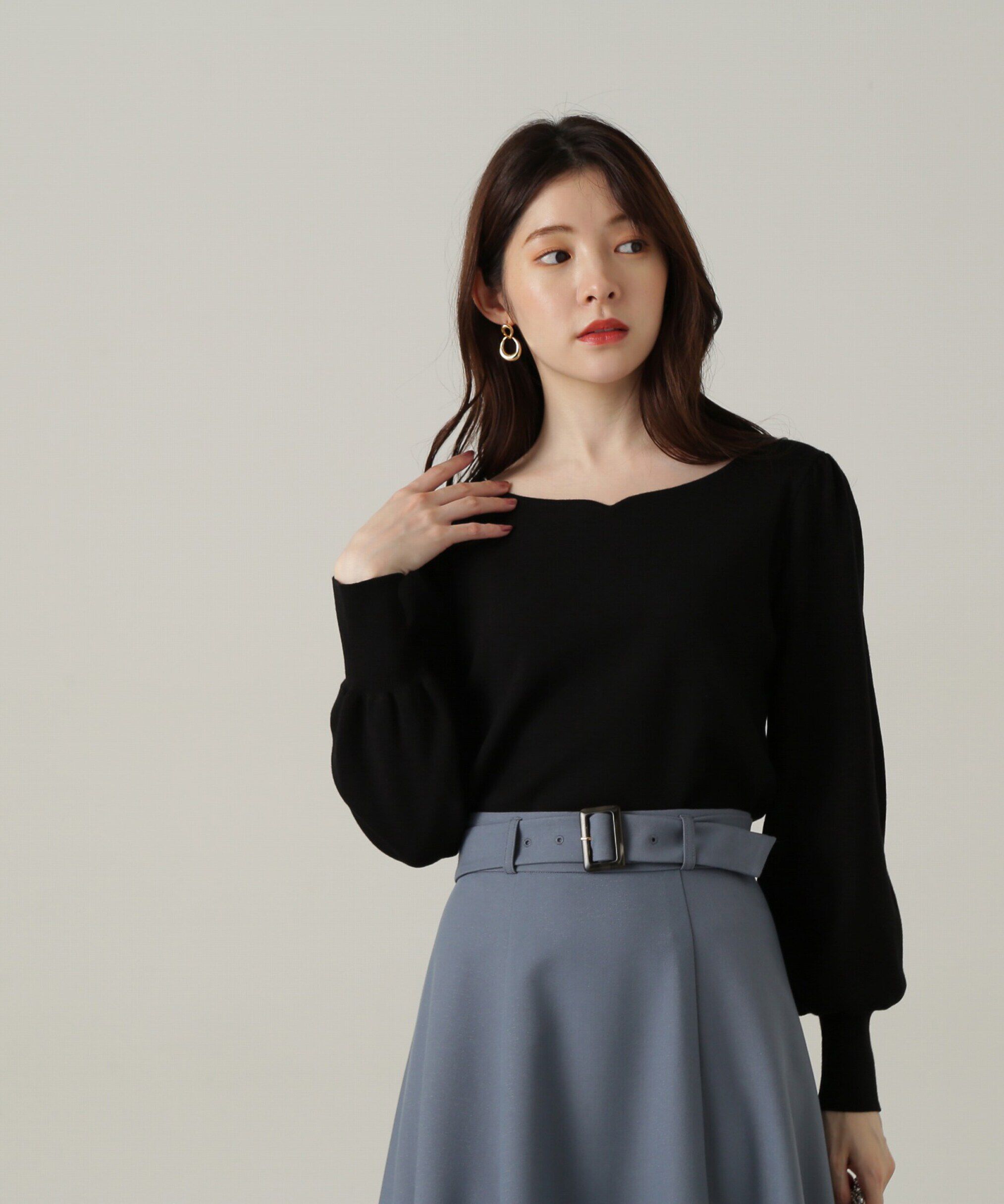 PROPORTION BODY DRESSING「ハートカット総針ニット」|ニット・セーター|