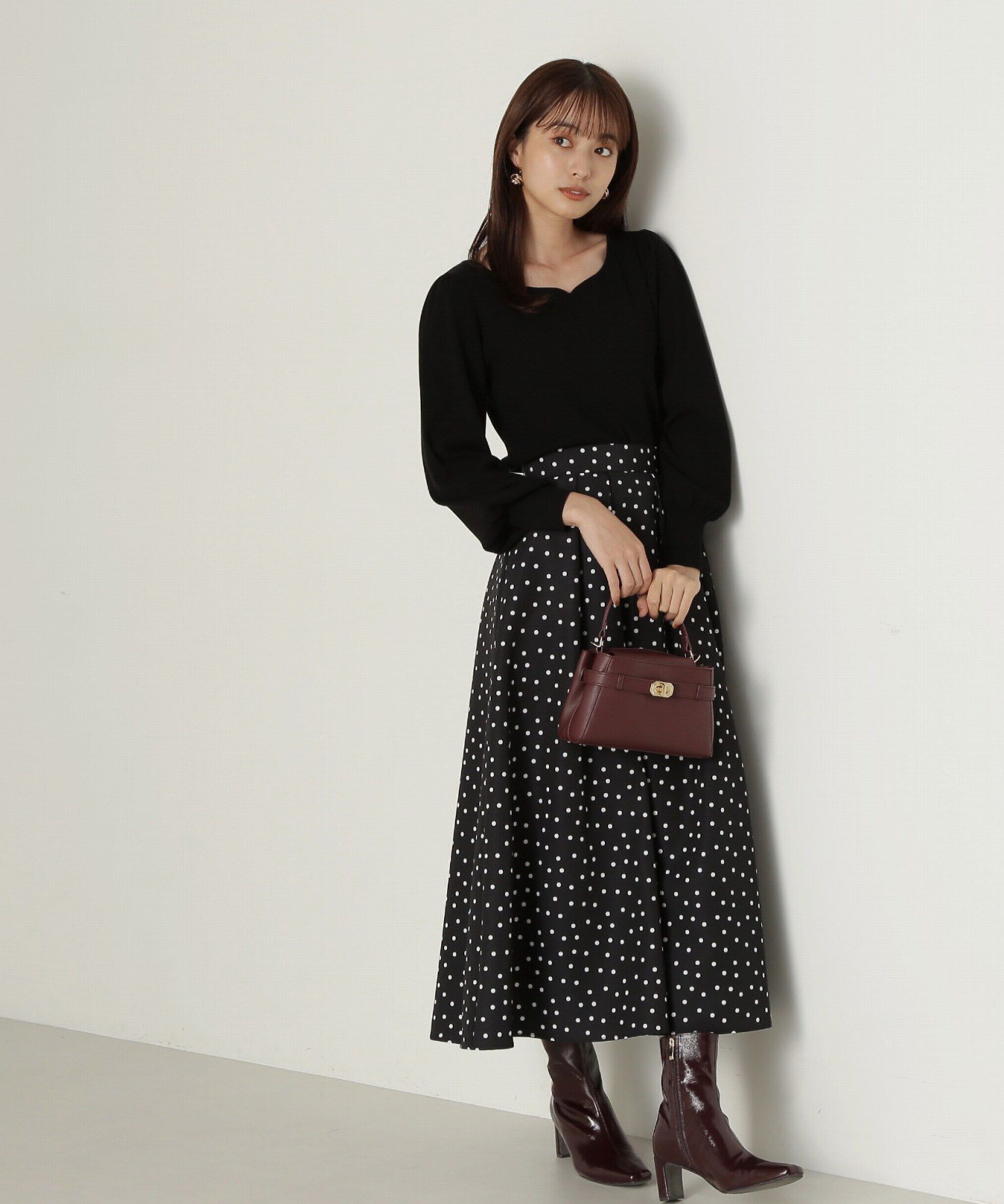 PROPORTION BODY DRESSING「ハートカット総針ニット」|ニット・セーター|