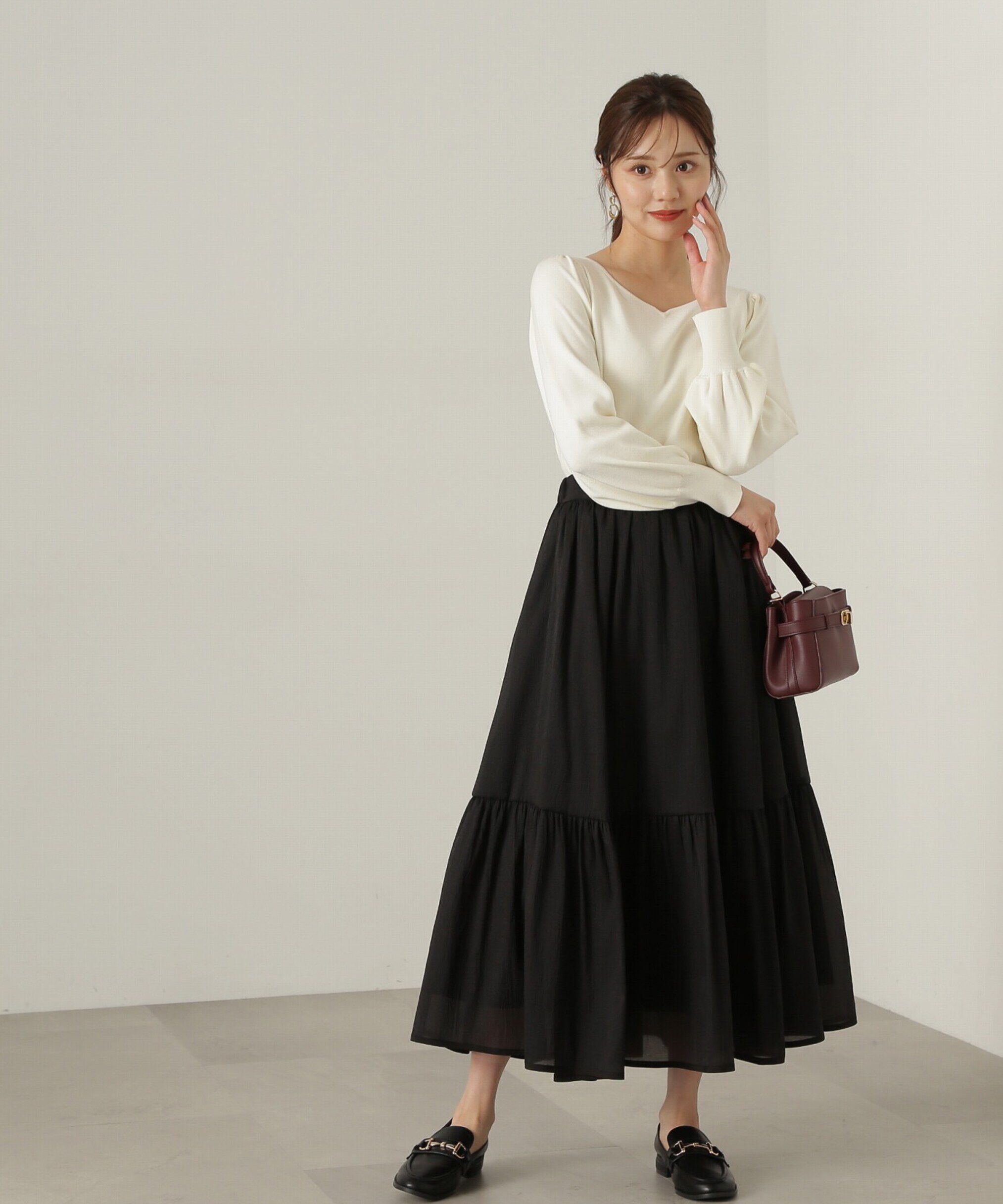 PROPORTION BODY DRESSING「ハートカット総針ニット」|ニット・セーター|