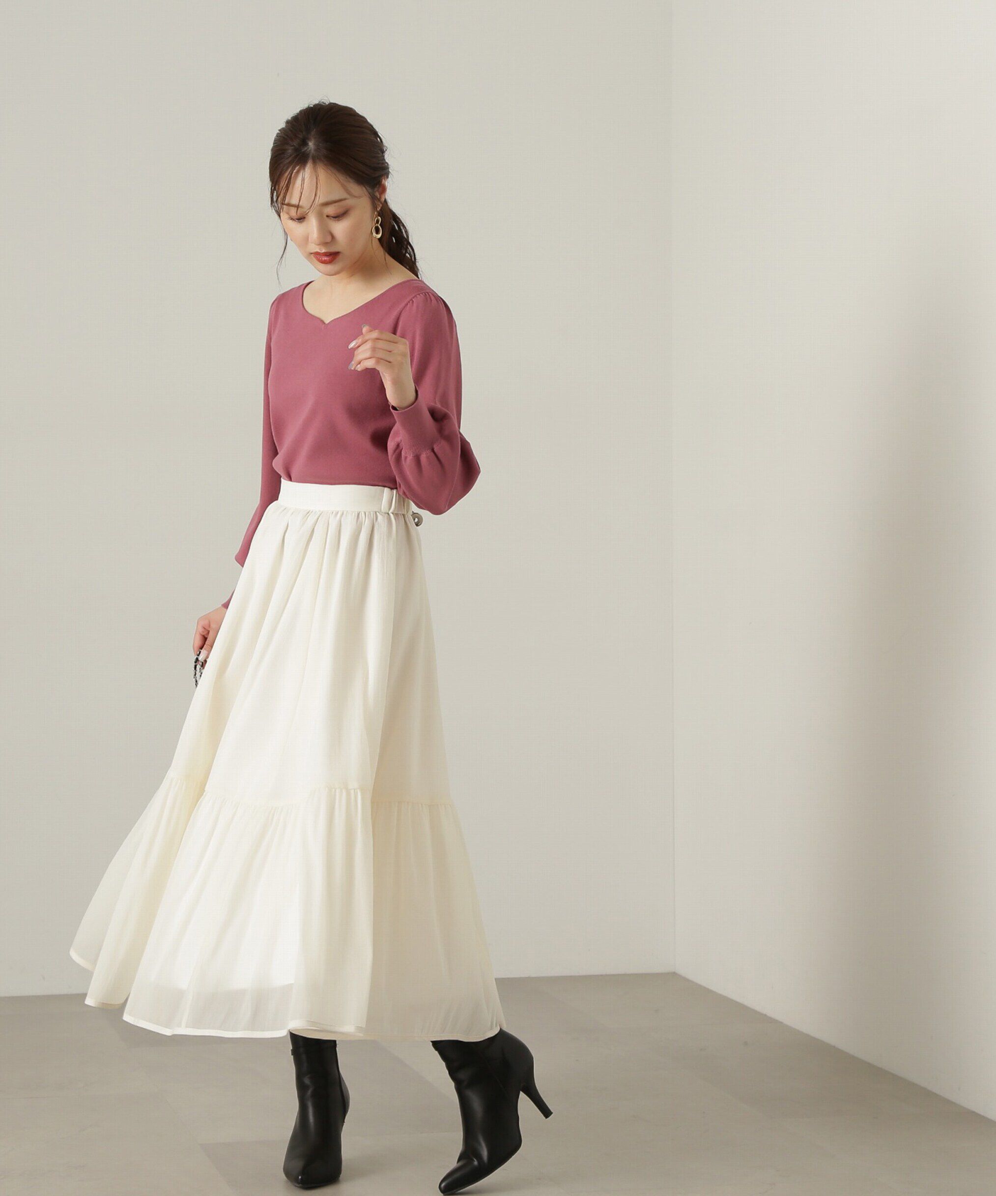 PROPORTION BODY DRESSING「ハートカット総針ニット」|ニット・セーター|