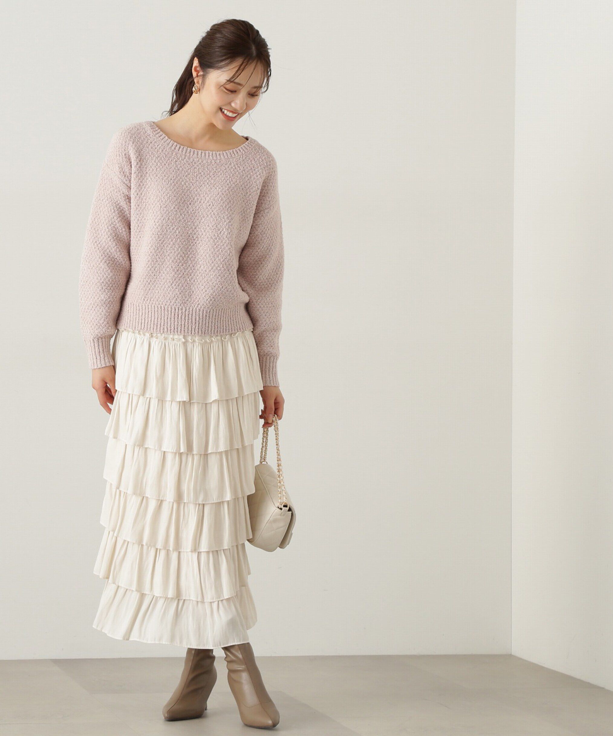 PROPORTION BODY DRESSING「ティアードフリルスカート　24AW」|スカート|