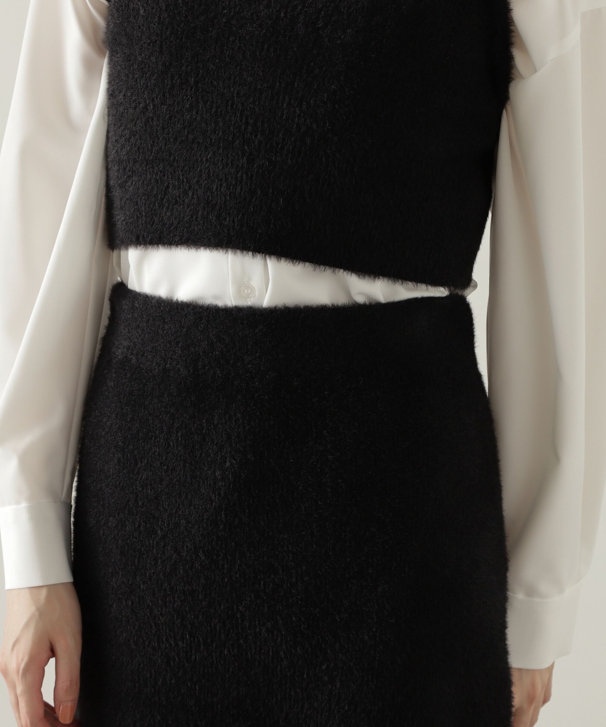 PROPORTION BODY DRESSING「シャギービスチェセットアップ　24AW」|ワンピース|