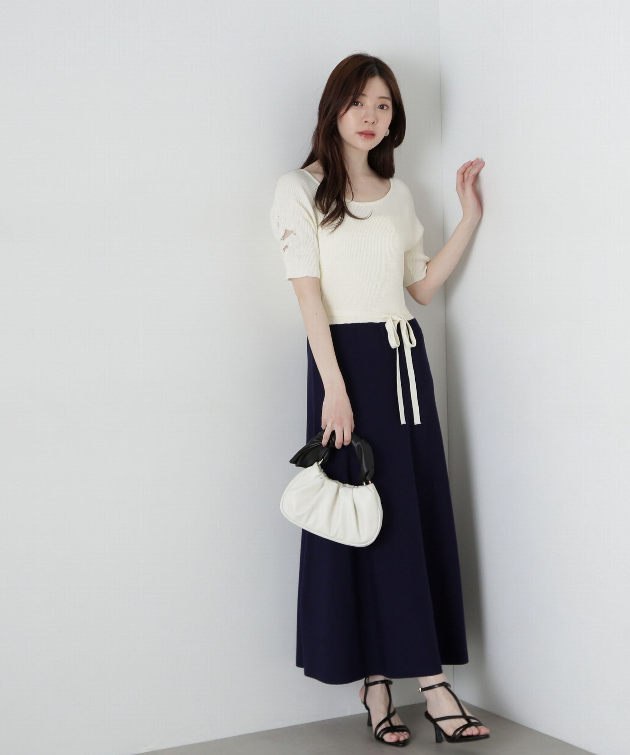 PROPORTION BODY DRESSING「エンブロイダリーニットワンピース」|ワンピース|