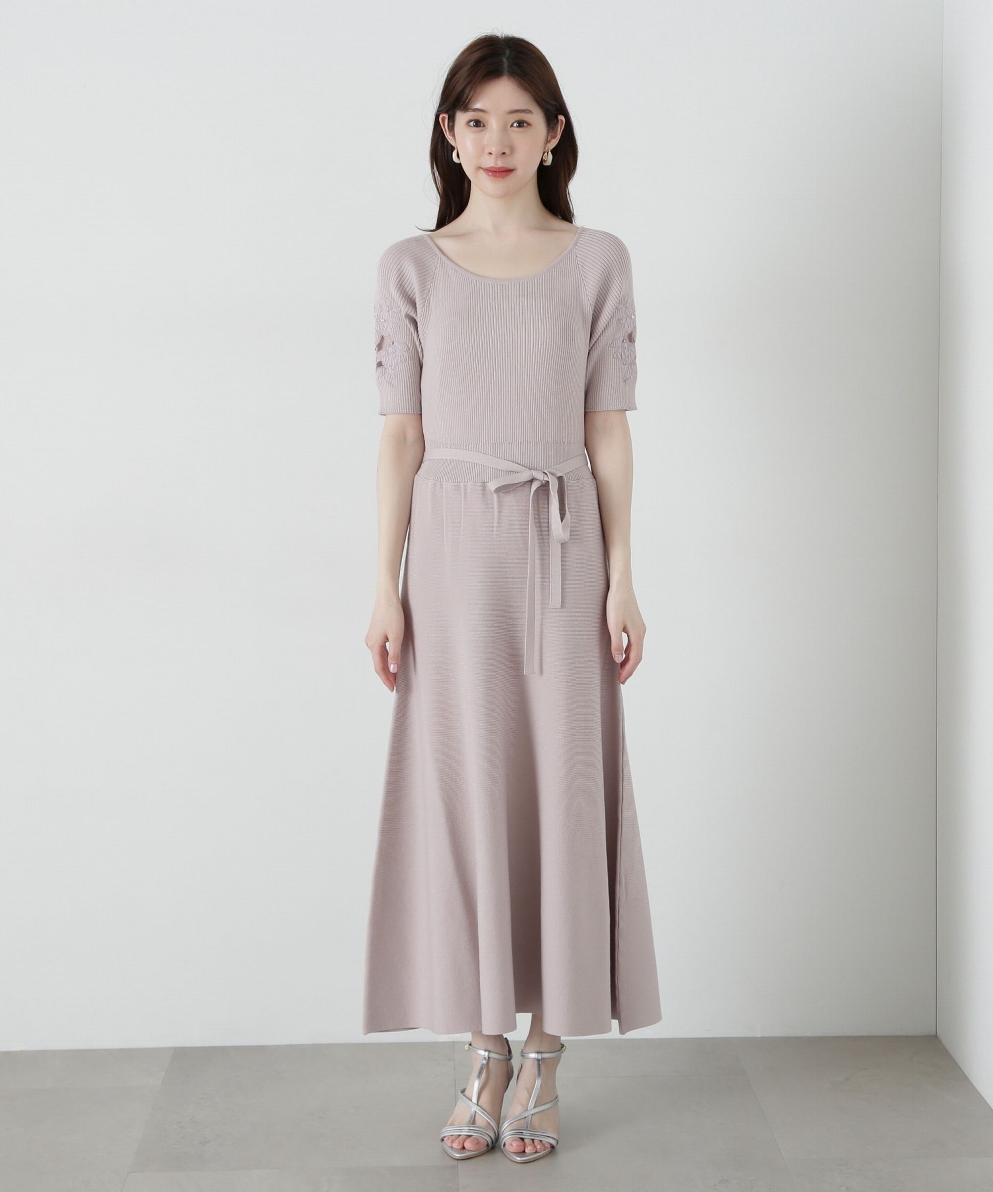 PROPORTION BODY DRESSING「エンブロイダリーニットワンピース」|ワンピース|