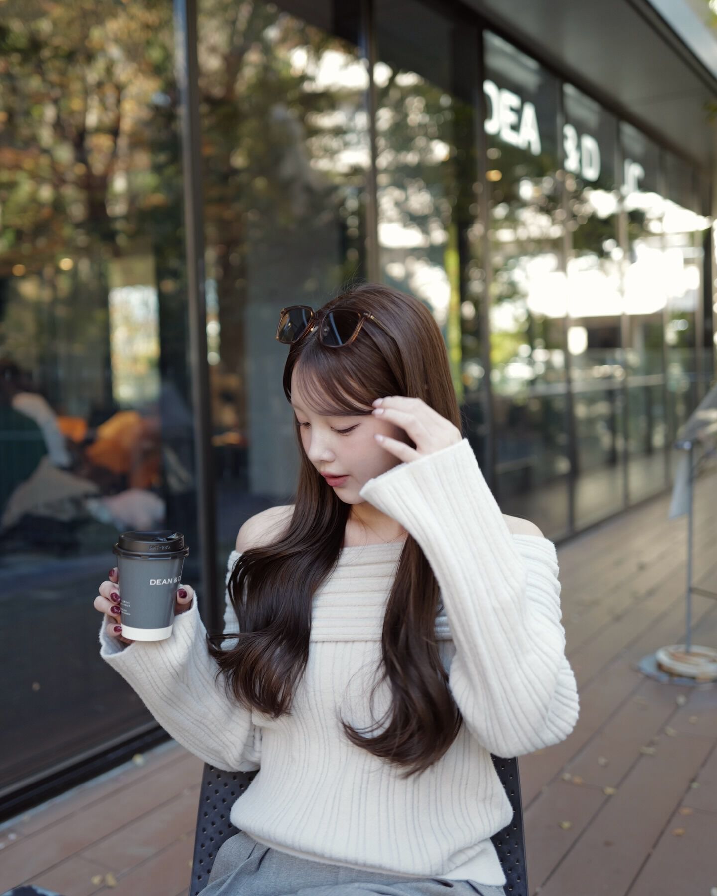 PROPORTION BODY DRESSING「ランダムリブオフショルニット 25AW」|ニット・セーター|