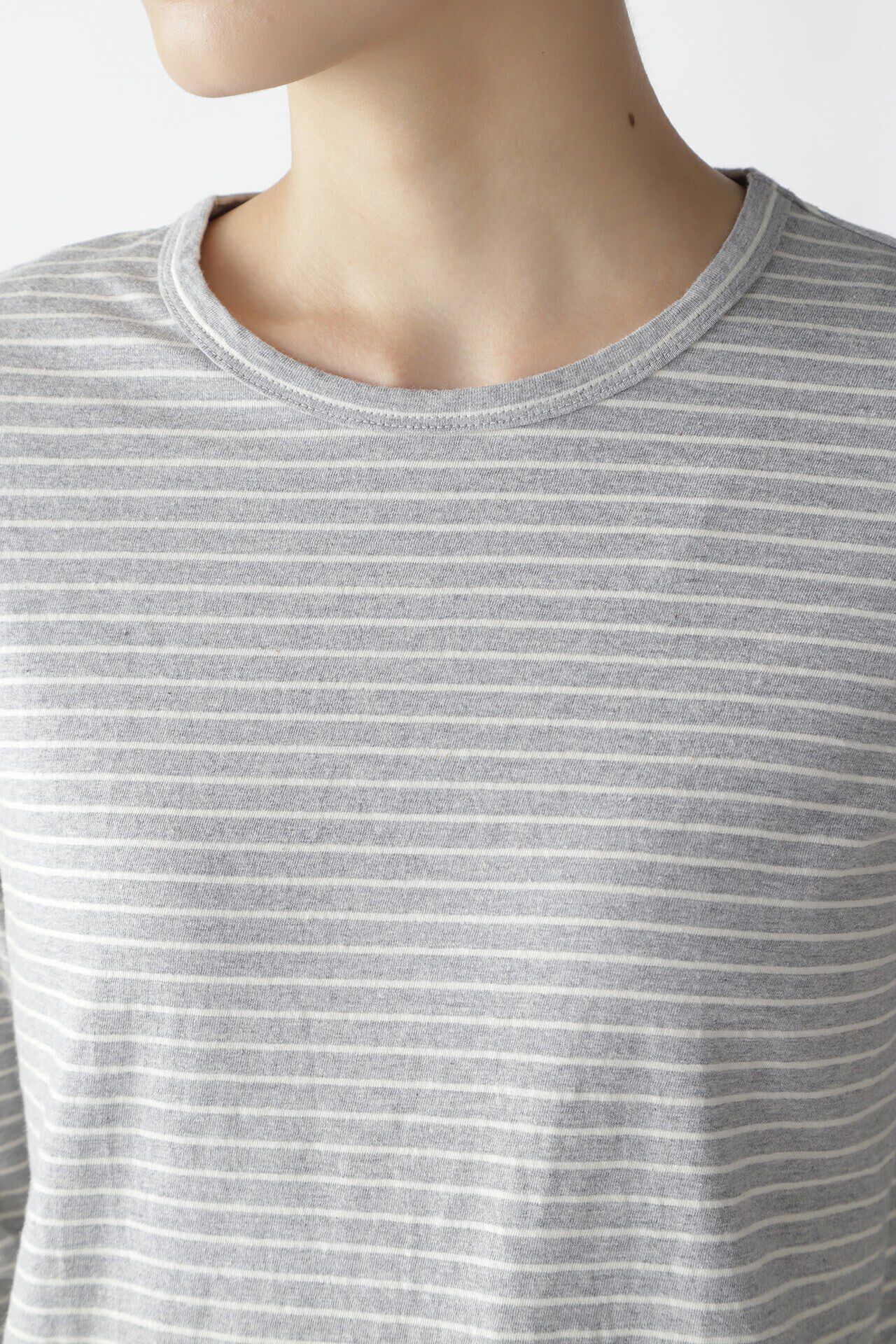  「ＯＴ　ラフィボーダー長袖Ｔ」|Tシャツ・カットソー|