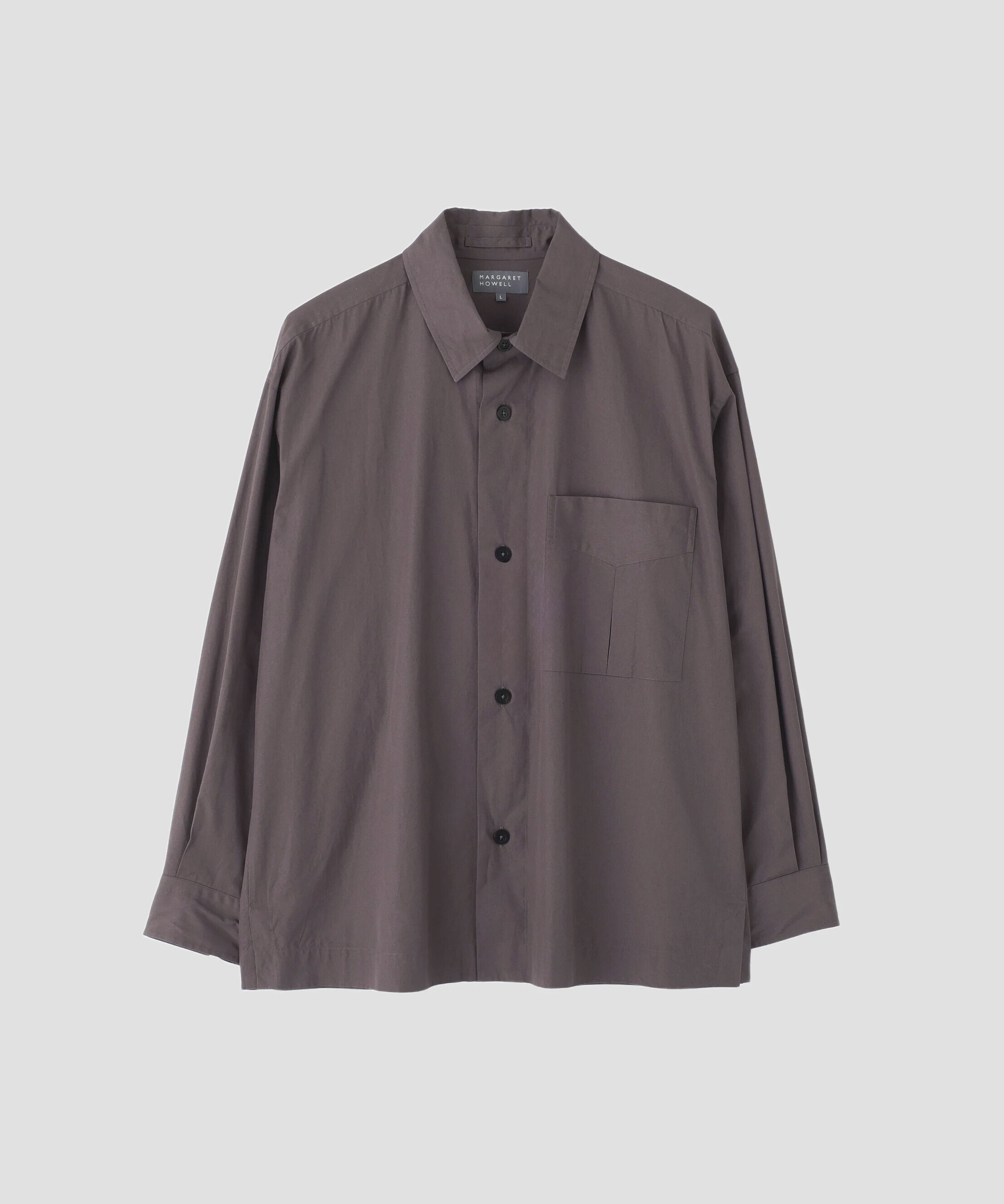 MARGARET HOWELL「PAPER COTTON POPLIN SHIRT」|シャツ・ブラウス|