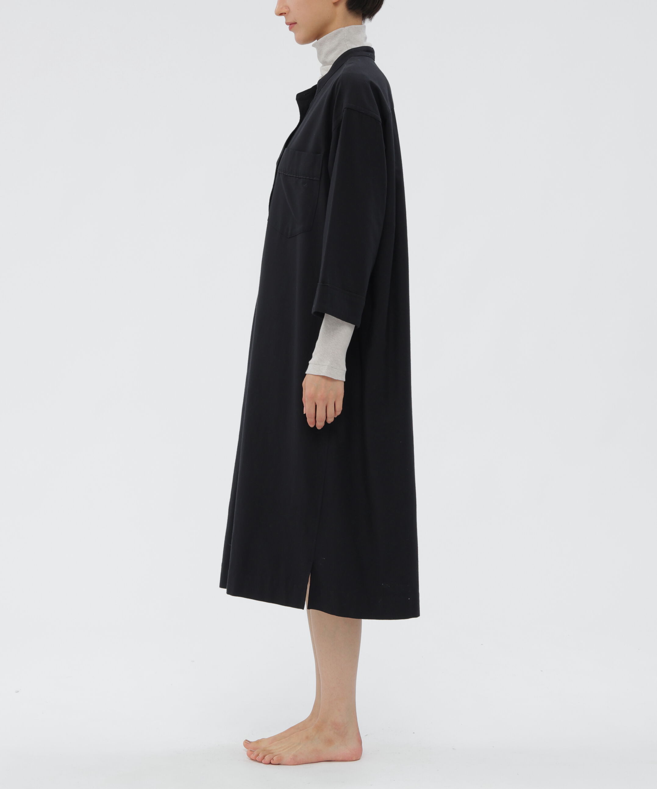 MARGARET HOWELL HOUSEHOLDGOODS「SOFT COTTON WOOL DRESS」|ワンピース|