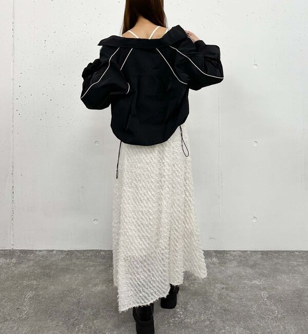 archives「パイピングギャザーブルゾン」|テーラードジャケット|