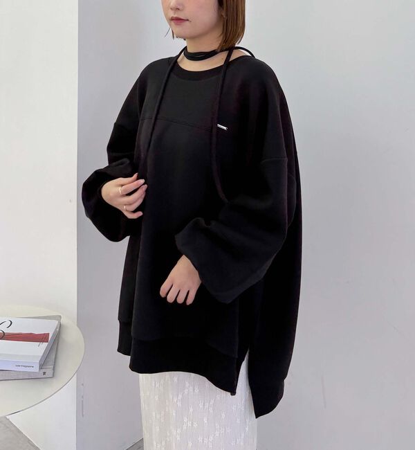 archives「ダンボールＢＩＧプルオーバー」|Tシャツ・カットソー|BLACK