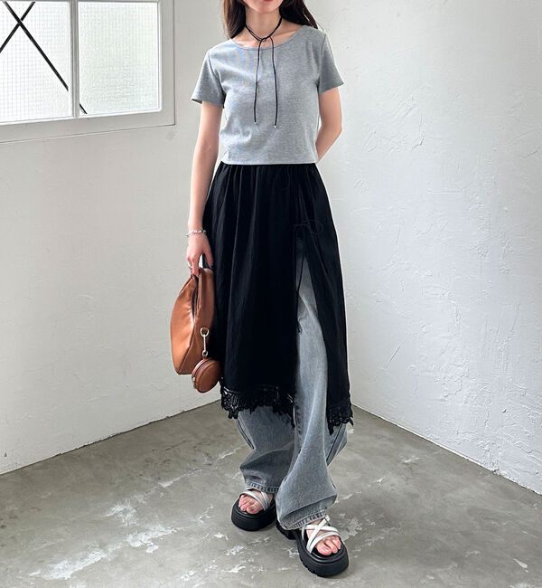 archives「バテンレース２ＷＡＹスカート」|スカート|