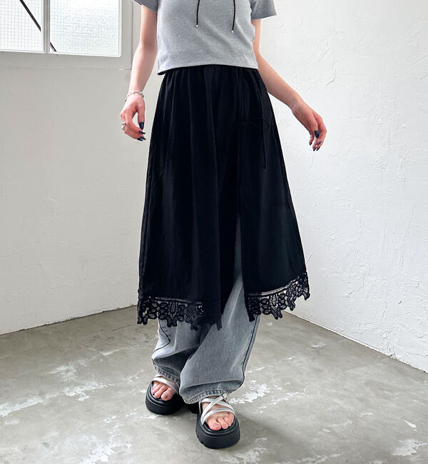 archives「バテンレース２ＷＡＹスカート」|スカート|