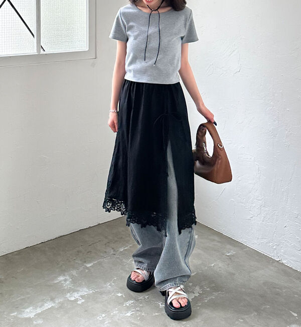 archives「バテンレース２ＷＡＹスカート」|スカート|