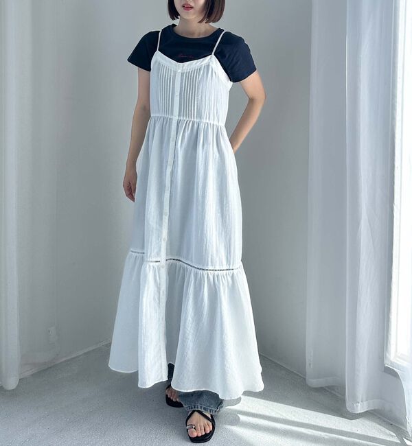 archives「ピンタックレイヤードキャミワンピース」|ワンピース|