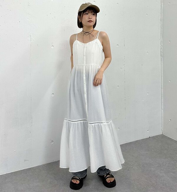 archives「ピンタックレイヤードキャミワンピース」|ワンピース|