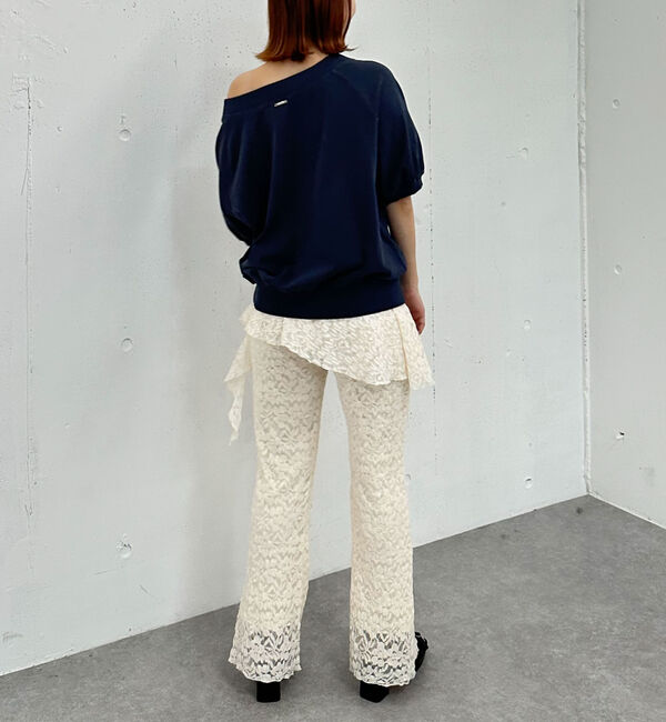 archives「ピグメントオフショルミドルスウェット」|Tシャツ・カットソー|