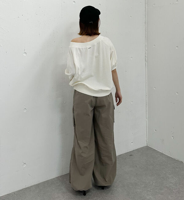 archives「ピグメントオフショルミドルスウェット」|Tシャツ・カットソー|