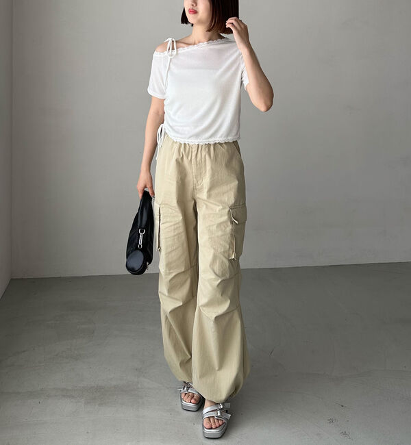 archives「レーストリミングワンショルカットＴＯＰＳ」|Tシャツ・カットソー|