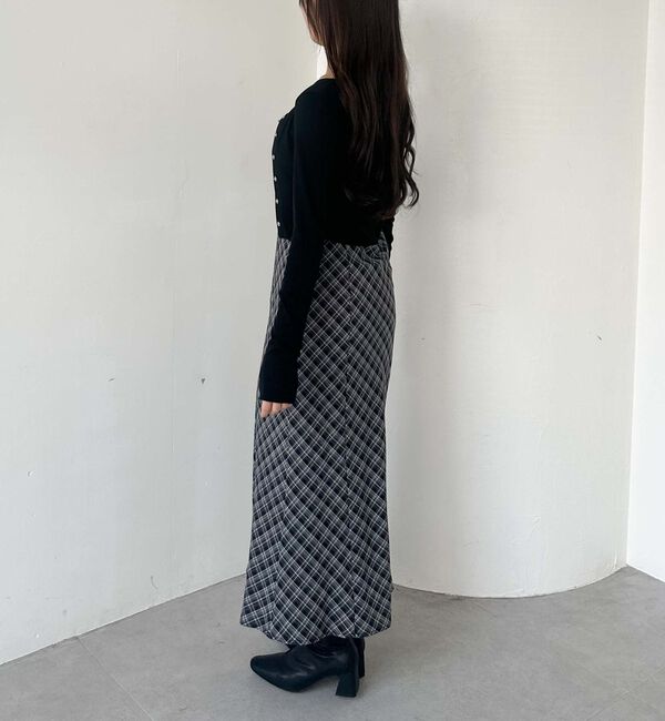 archives「バイアスチェックドレープキャミワンピース」|ワンピース|