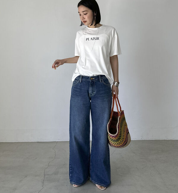 Doux archives「ロゴプリントラメＴｅｅ」|Tシャツ・カットソー|