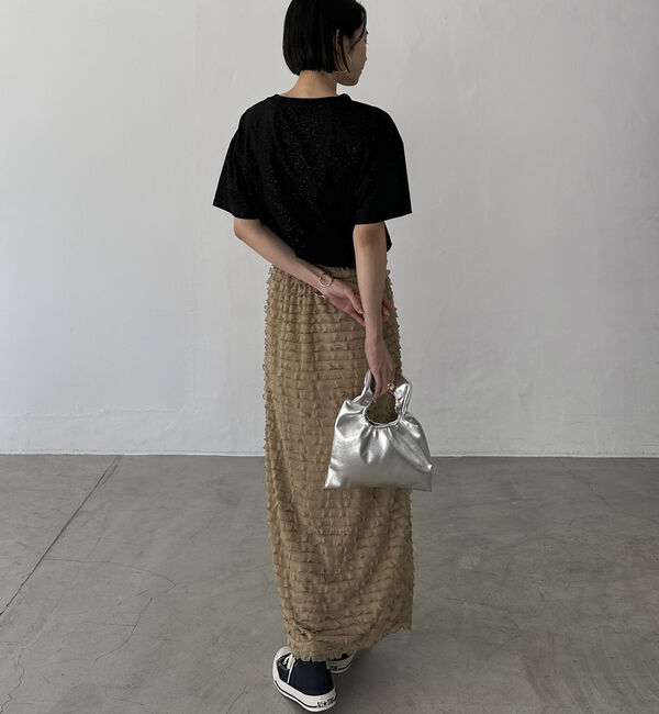 Doux archives「ロゴプリントラメＴｅｅ」|Tシャツ・カットソー|