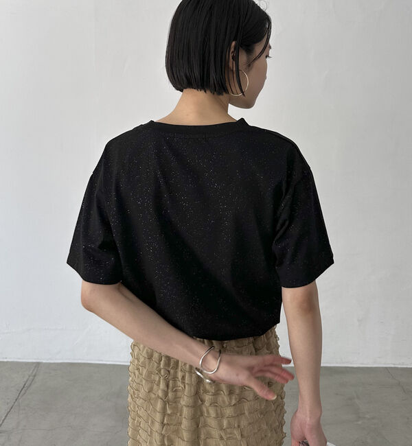 Doux archives「ロゴプリントラメＴｅｅ」|Tシャツ・カットソー|