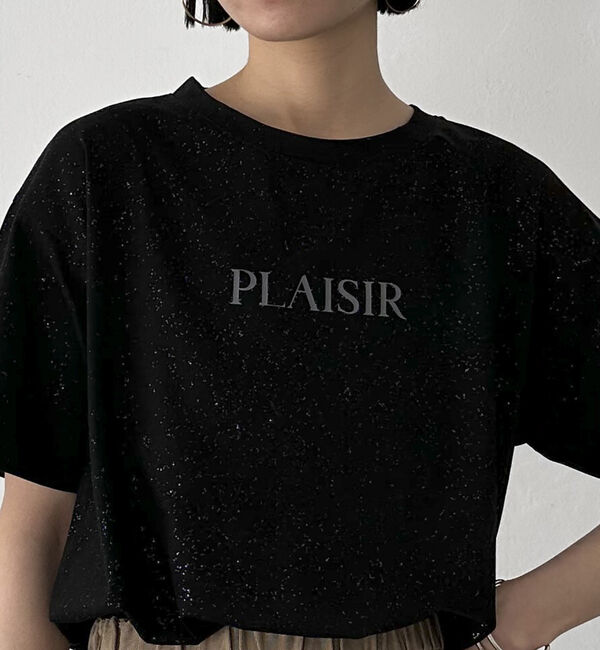 Doux archives「ロゴプリントラメＴｅｅ」|Tシャツ・カットソー|