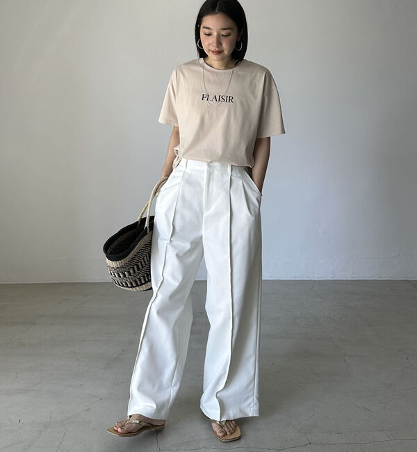 Doux archives「ロゴプリントラメＴｅｅ」|Tシャツ・カットソー|