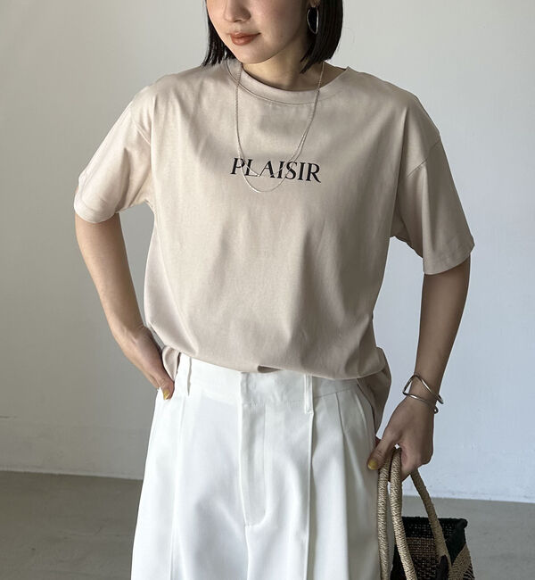 Doux archives「ロゴプリントラメＴｅｅ」|Tシャツ・カットソー|