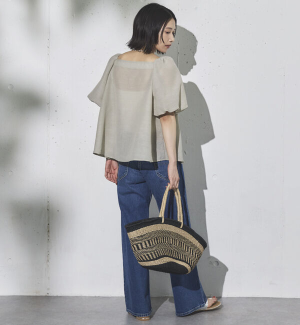 Doux archives「スクエアーネックバルーンスリーブブラウス」|シャツ・ブラウス|