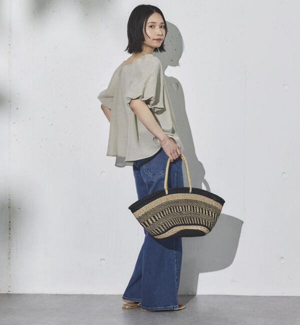 Doux archives「スクエアーネックバルーンスリーブブラウス」|シャツ・ブラウス|