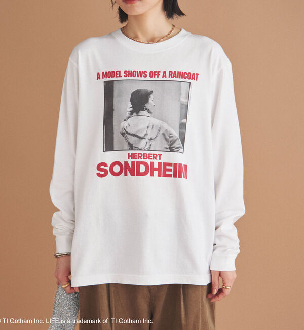 Doux archives「【ＧＯＯＲＯＣＫＳＰＥＥＤ】ＬＩＦＥ　ＰＣ／Ｐｈｏｔｅ　ＬＳ　Ｔｅｅ」|Tシャツ・カットソー|WHITE