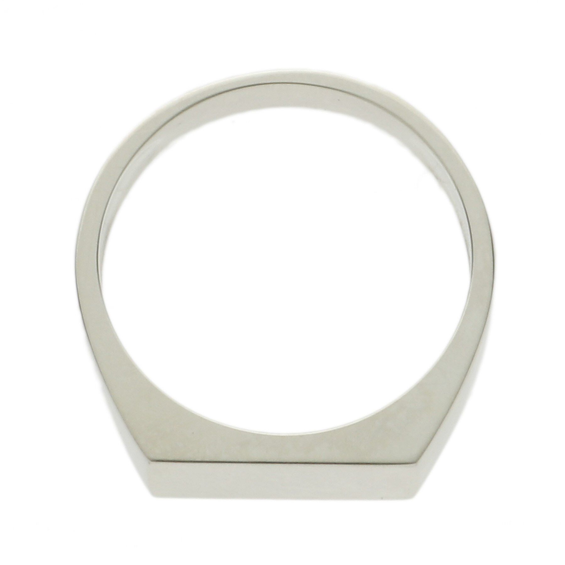 COCOSHNIK「シルバー レクタングル リング」|リング|