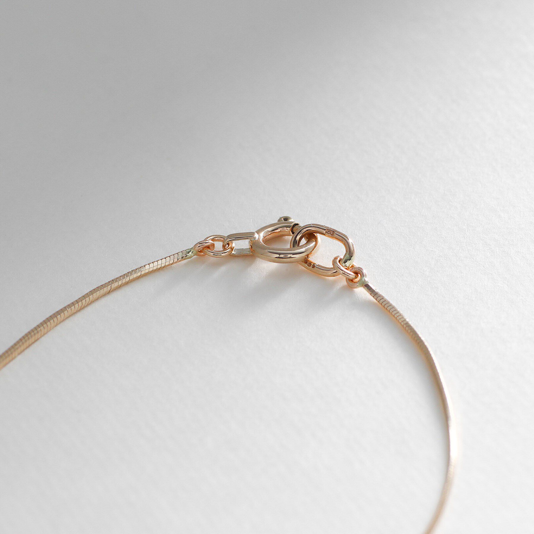 COCOSHNIK「K10コンパクトチェーン ブレスレット」|ブレスレット・バングル|